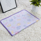 Cross-border pet blanket mat cat and dog flannel blanket autumn and winter warm blanket pet sleeping mat wholesale