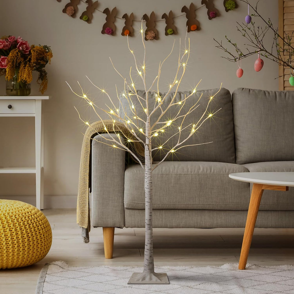 Glowing Birch Tree LED Light