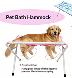 Foldable Pet Bath & Grooming Hammock Stand