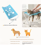 Foldable Pet Bath & Grooming Hammock Stand